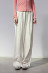 BASERANGE Silk trousers TRSI-WS-000 UNDYED